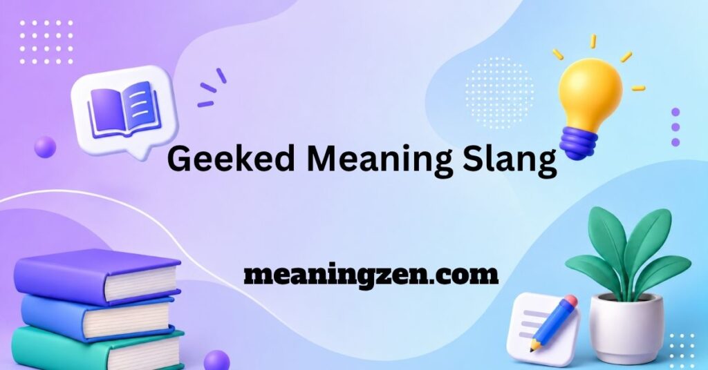 Geeked Meaning Slang