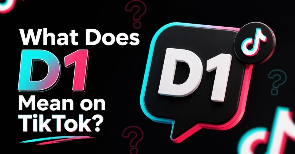 What Does D1 Mean on TikTok?