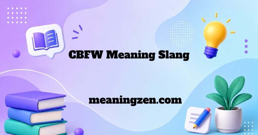 CBFW Meaning Slang