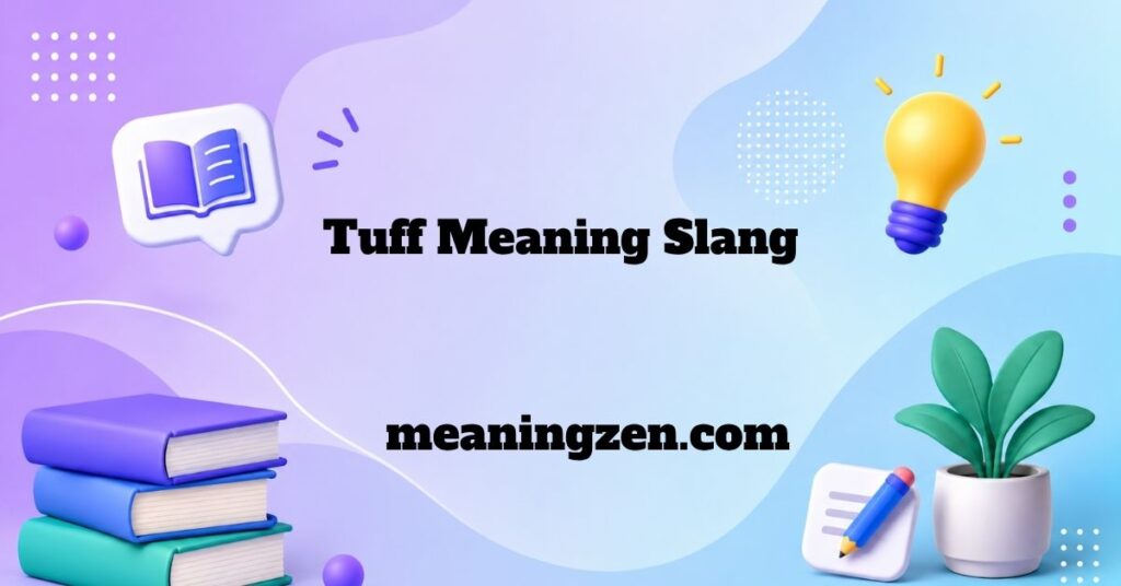 Tuff Meaning Slang