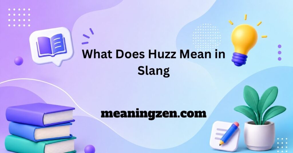 What Does Huzz Mean in Slang