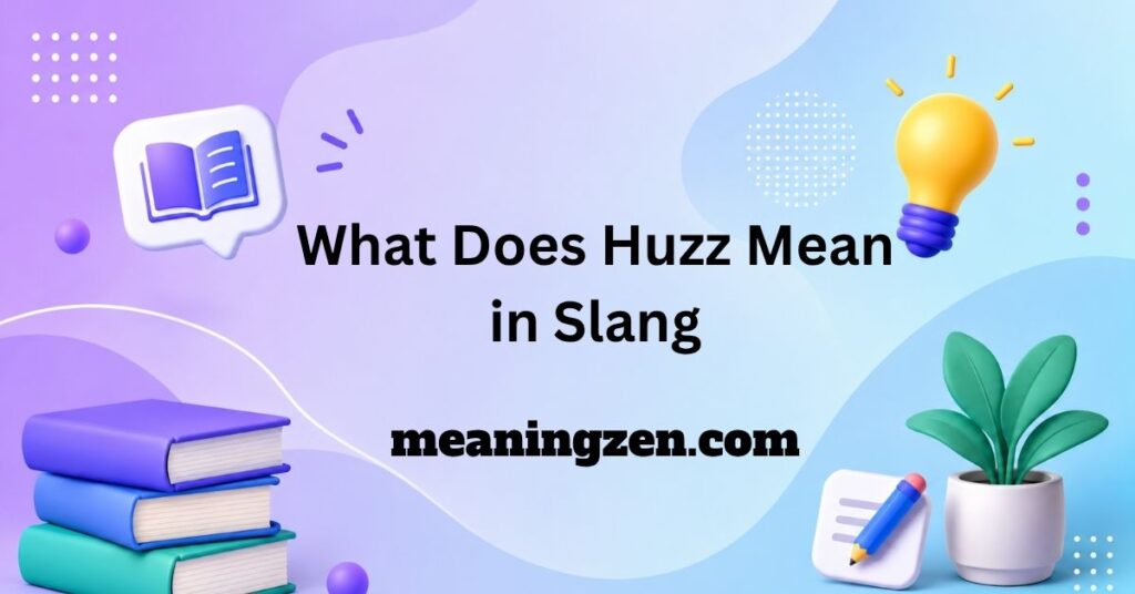 What Does Huzz Mean in Slang