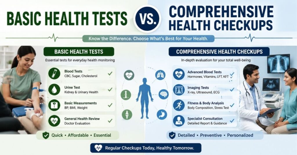Basic Health Tests vs. Comprehensive Health Checkups