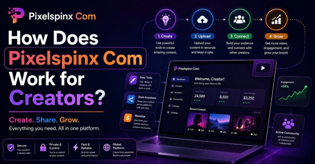 How Does Pixelspinx Com Work for Creators