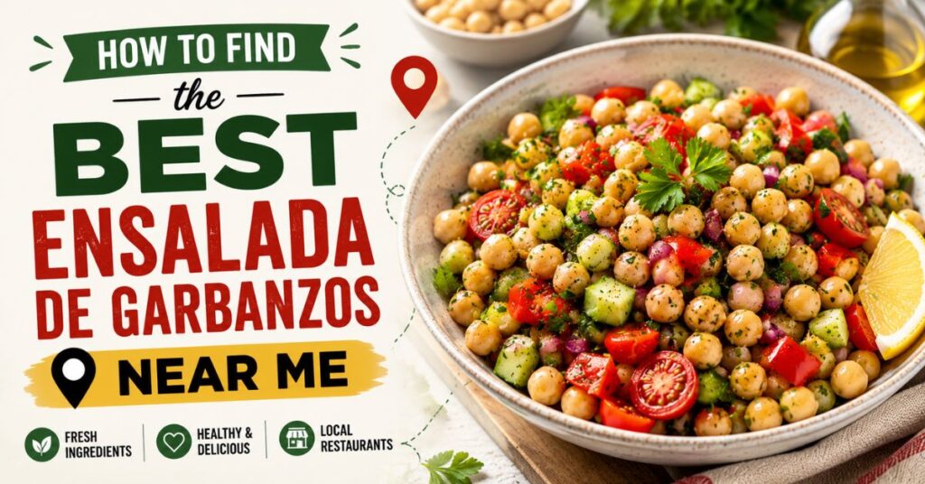 54+ Best Ensalada de Garbanzos Near Me: Find Fresh & Authentic Chickpea Salad 2 How to Find the Best Ensalada de Garbanzos Near Me