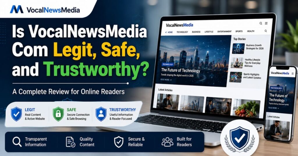 Is VocalNewsMedia Com Legit, Safe, and Trustworthy