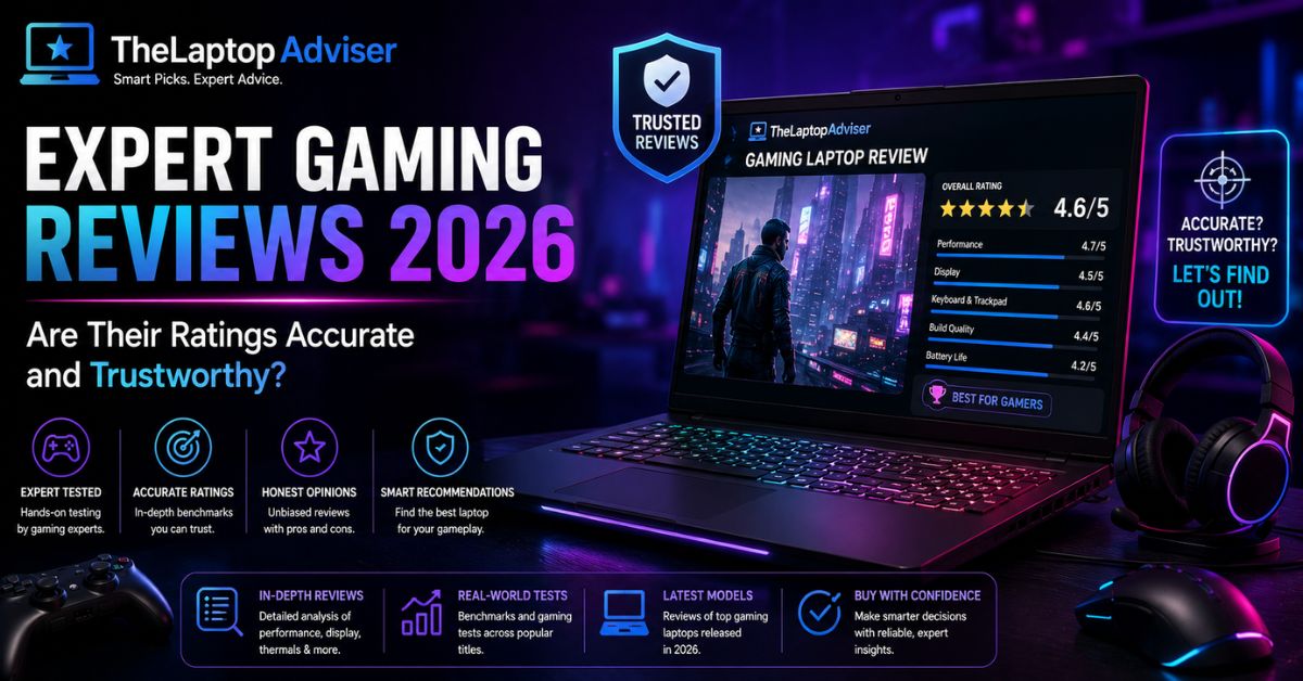 TheLaptopAdviser Expert Gaming Reviews 2026