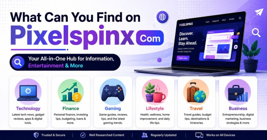 What Can You Find on Pixelspinx Com