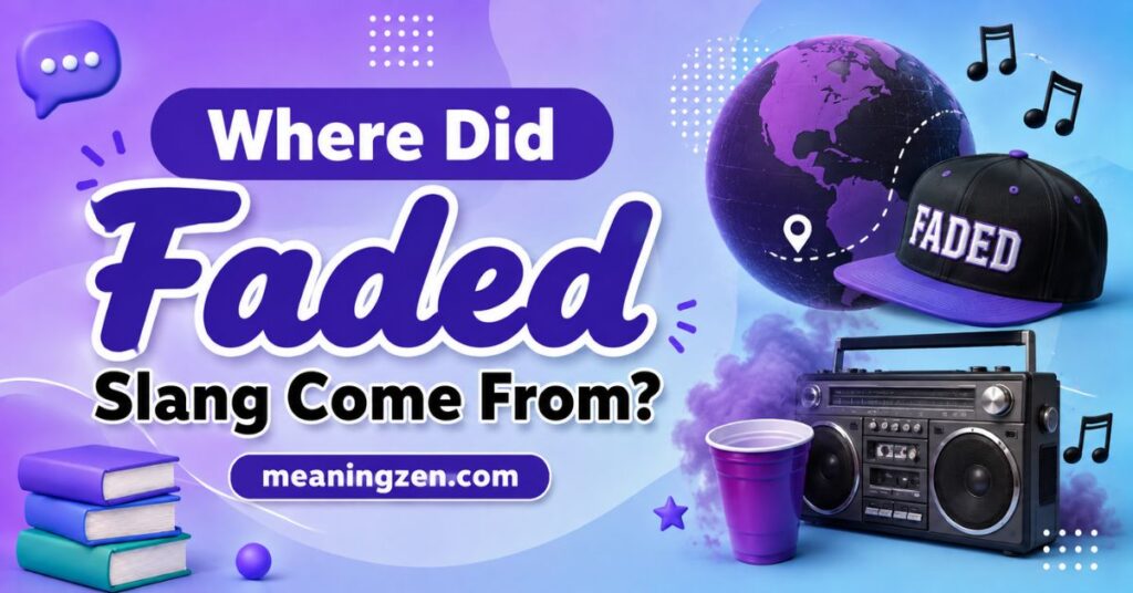 Where Did Faded Slang Come From?