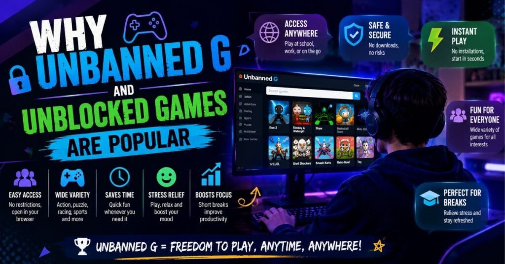 Why Unbanned G and Unblocked Games Are Popular