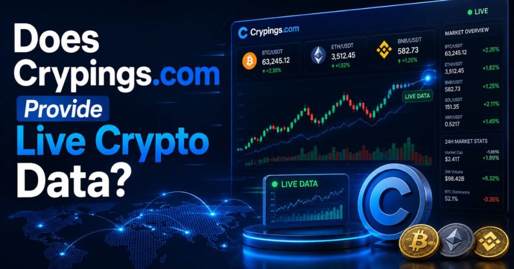 Does Crypings.com Provide Live Crypto Data?