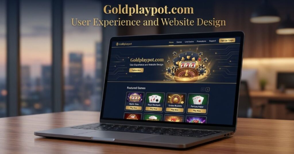 Goldplaypot.com User Experience and Website Design