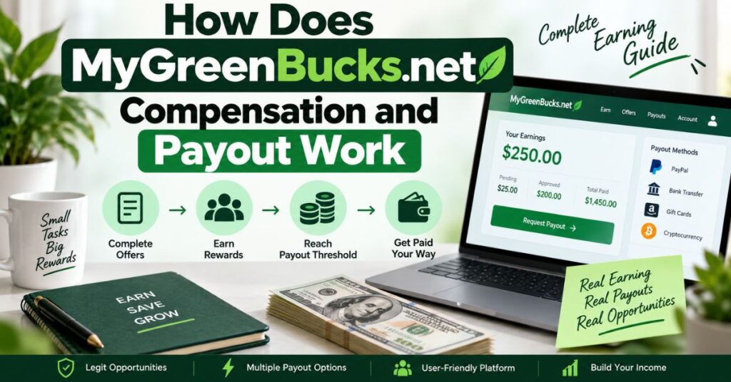 How Does MyGreenBucks.net Compensation and Payout Work