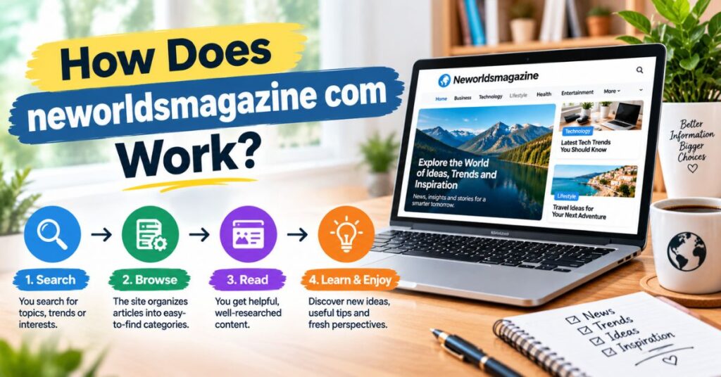 How Does neworldsmagazine com Work