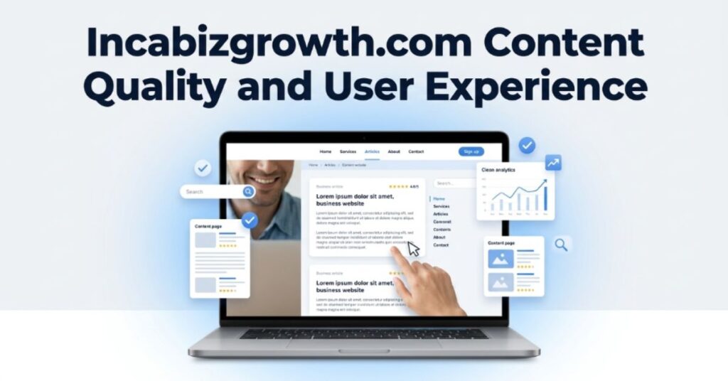 Incabizgrowth com Review 2026: Is It Legit, Safe, and Worth Visiting? 3 Incabizgrowth.com Content Quality and User Experience