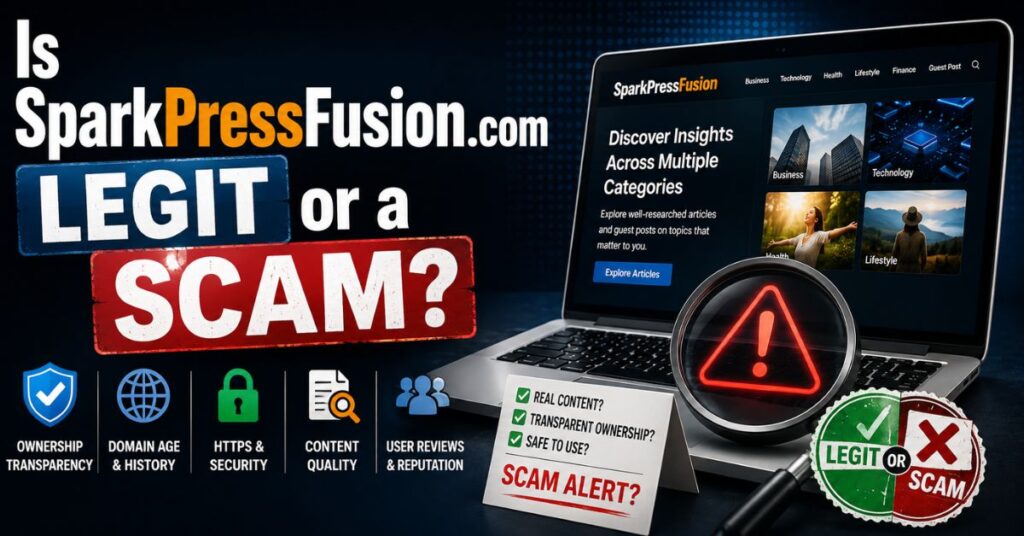 SparkPressFusion Com Review 2026: Is It Legit, Safe & Worth Visiting 3 Is SparkPressFusion.com Legit or a Scam