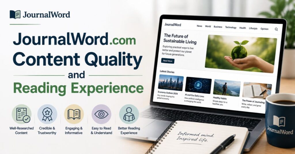 JournalWord.com Content Quality and Reading Experience