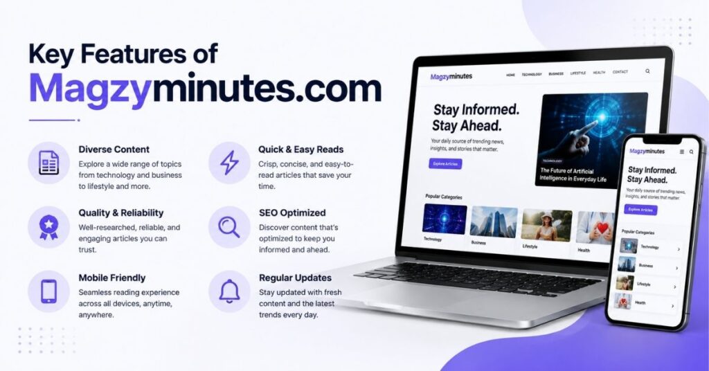 Key Features of Magzyminutes.com