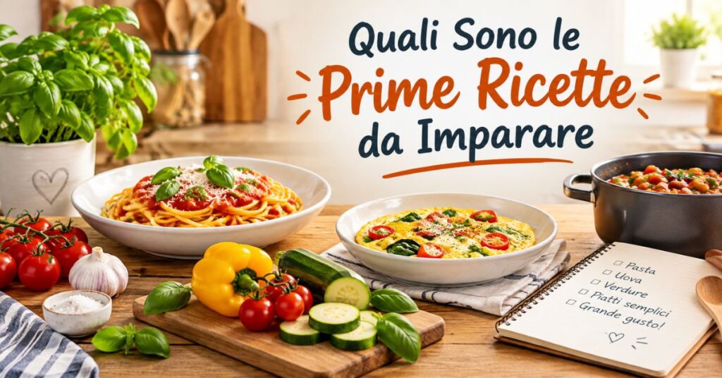 Quali Sono le Prime Ricette da Imparare