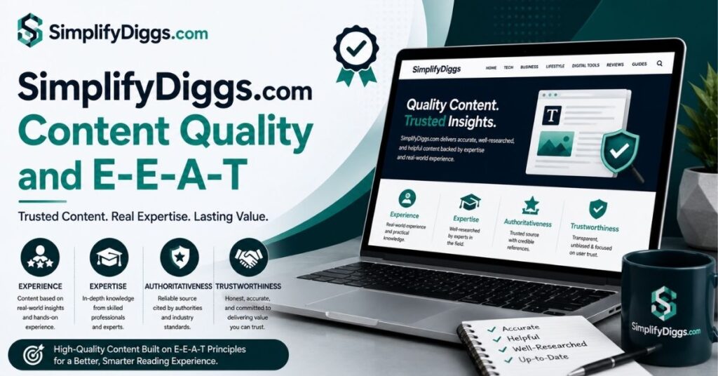 SimplifyDiggs.com Review: Features, Insights & Trust Guide 2026 5 SimplifyDiggs.com Content Quality and E-E-A-T