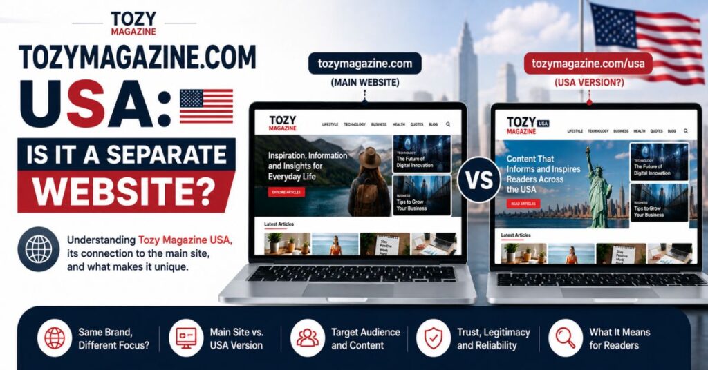 Tozymagazine.com USA: Is It a Separate Website