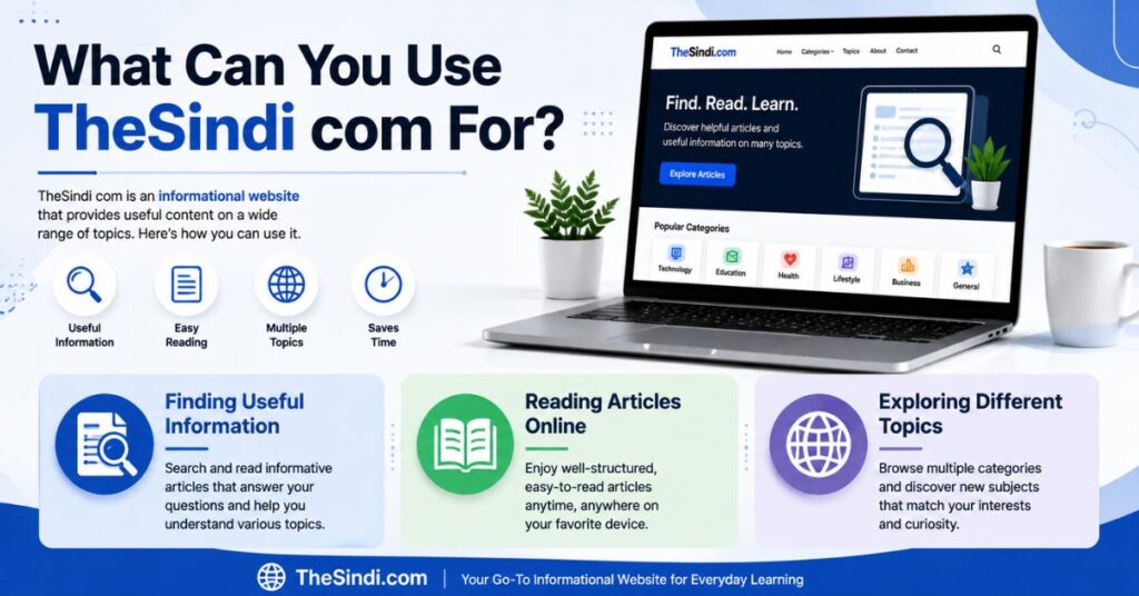 TheSindi com: Complete Guide to Features, Content & User Experience 2026 3 What Can You Use TheSindi com For?
