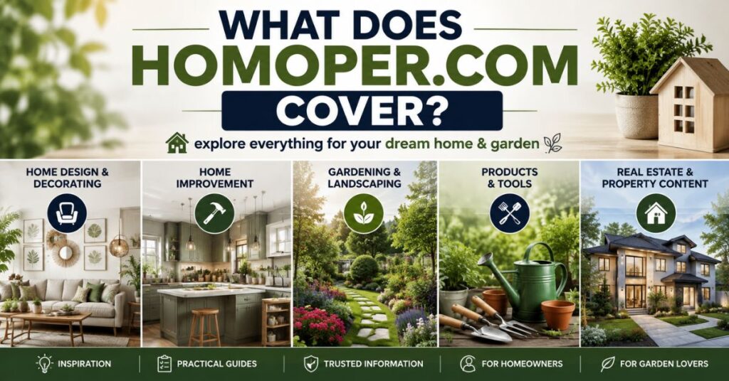 Homoper.com Guide to Your Dream Home and Gardening: Complete Review 2 What Does Homoper.com Cover