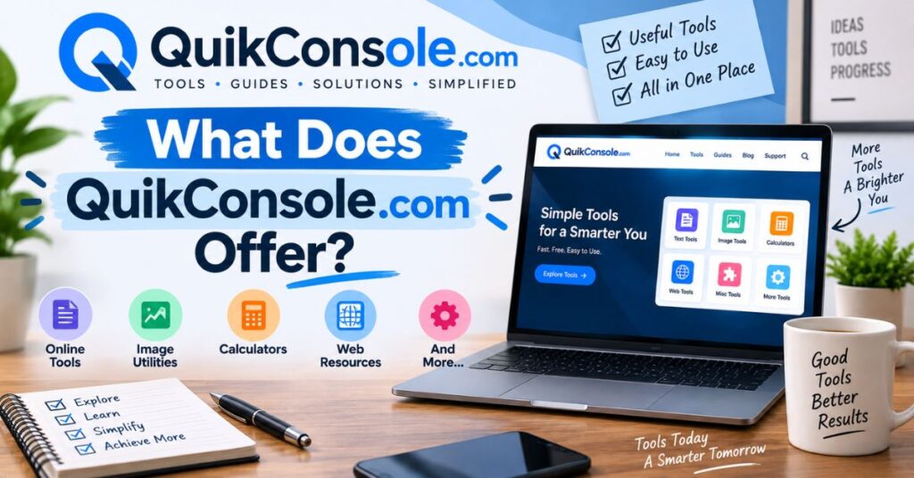 What Does QuikConsole.com Offer