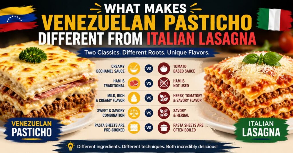 What Makes Venezuelan Pasticho Different From Italian Lasagna