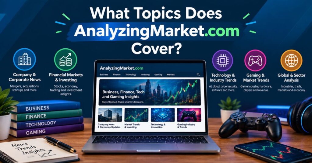 What Topics Does AnalyzingMarket.com Cover?