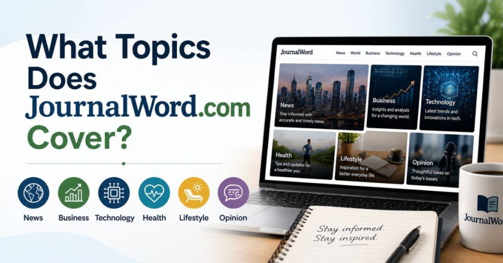 What Topics Does JournalWord.com Cover?
