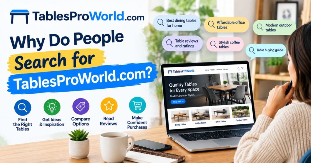 Why Do People Search for TablesProWorld.com?